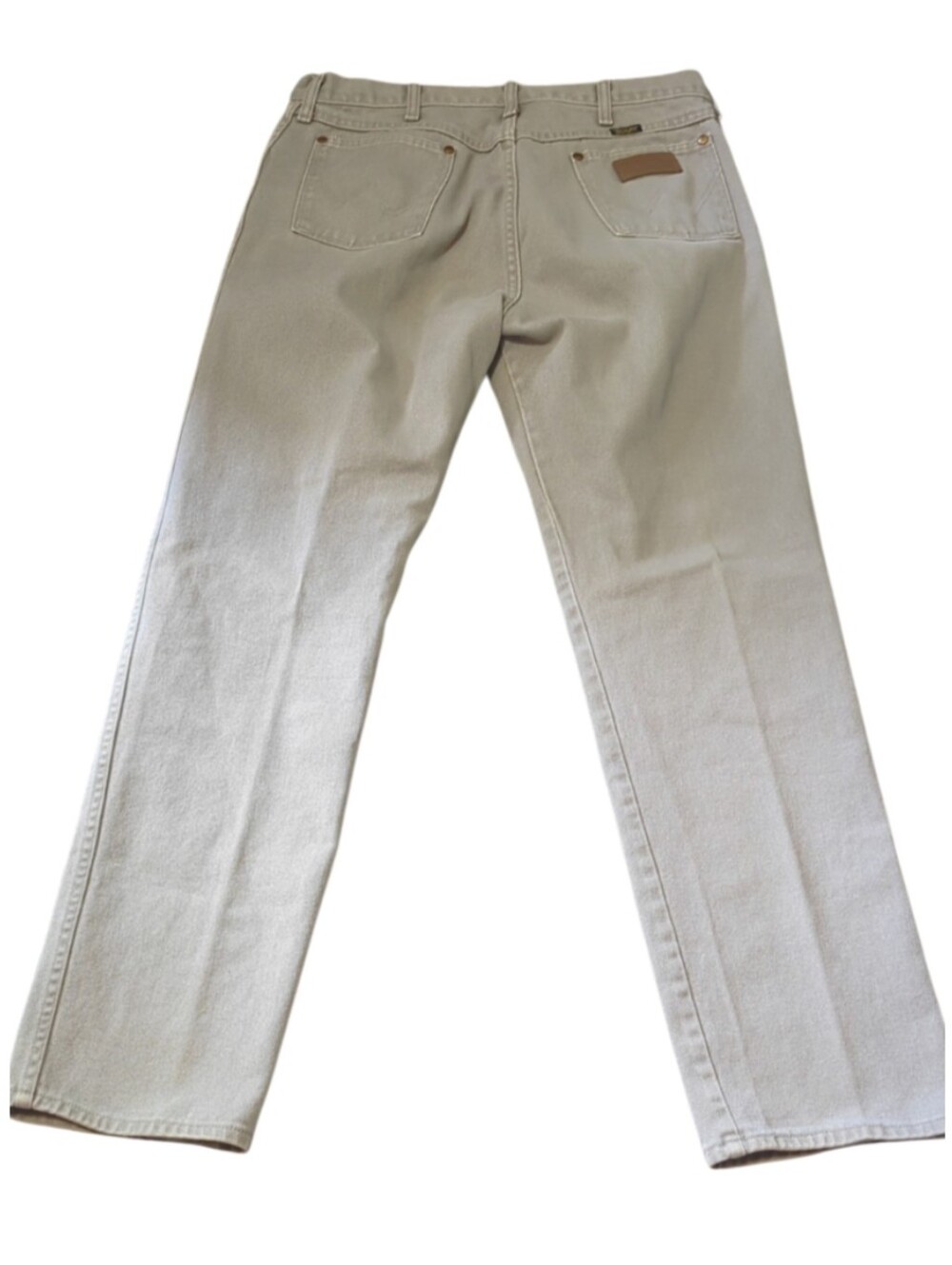 Vintage Wrangler 34x34 Made in USA Gray Denim Jeans 13MWZBY Regular Fit